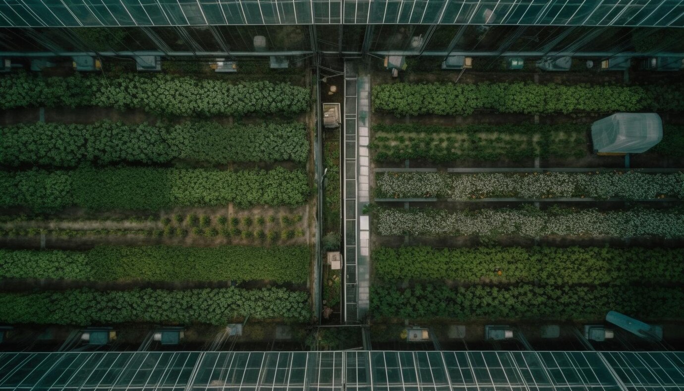 Drone Pulverizador para Agricultura Integrada Avançada 2 plantas organicas frescas cultivadas em estufas modernas geradas por ia 188544 37908 drone pulverizador para agricultura integrada